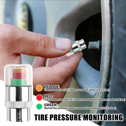 Flat Tire Plug Kit,Self-Service 2-Size Tire Repair Rubber Nail Kit Includes Tires Pressure Monitor/Repair Screws/Pliers/Screwdrivers,Flat Tires Repairs Kits for Vacuum Tubeless in Saudi Arabia
