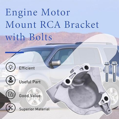 Engine Motor Mount RCA Bracket with Bolts 11910-RCA-A00 Compatible with Honda Accord 3.0 V6 2003-2007,Honda Pilot 2003-2005,Acura TL 2004-2008,Acura RL 2005-2008 in Kuwait