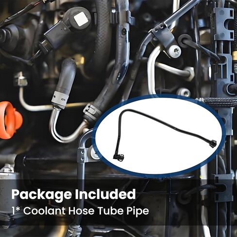 ASTROSYNC Coolant Hose Tube Pipe Black Fit for Volvo Trucks Replace 21053033 in Kuwait