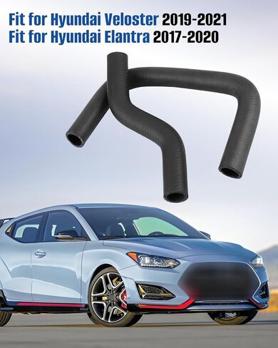 25415-F2500 2PCS Radiator Upper and Lower Coolant Hose Fit for Hyundai Veloster 2019 2020 2021 Elantra 2017 2018 2019 2020 in Saudi Arabia