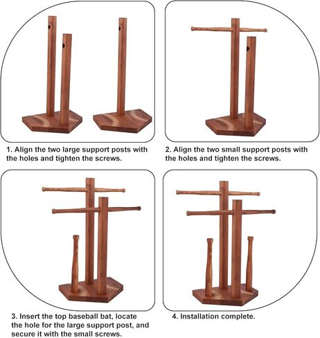Baseball Ring and Necklace Holder, Wooden Two-Layer Baseball or Softball Drip Necklace Organizer Frame Championship Ring Display Holder Sports Stuff Gift Accessory for Players Coaches Lovers Fans in Saudi Arabia