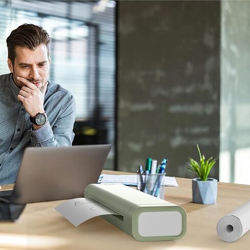 ورق طابعة حراري Immuson مقاس 8.5 بوصة × 11 بوصة مقاس حرف أمريكي، 4 لفات من الورق الحراري سريع الجفاف، لفة ورق حراري متعددة الأغراض للطابعة الحرارية المحمولة in Kuwait