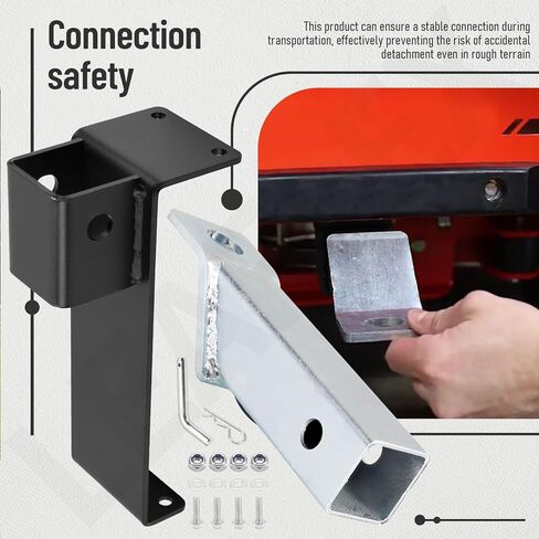 093-1118-98 093-1111-00 2" Rear Receiver Hitch kit Compatible with Bad B-oy Rambler, ZT Avengers & 2018-2020 Mav-ericks, Not fit 2021 and Newer Mav-ericks in Kuwait