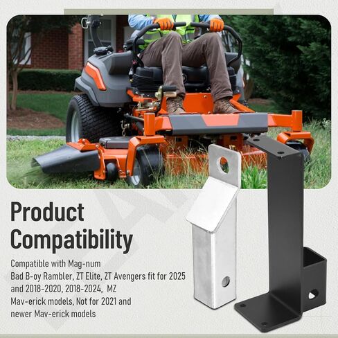 093-1118-98 093-1111-00 2" Rear Receiver Hitch kit Compatible with Bad B-oy Rambler, ZT Avengers & 2018-2020 Mav-ericks, Not fit 2021 and Newer Mav-ericks in Kuwait