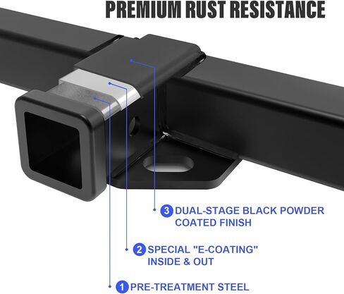 Magnus Assembly Class 3 Trailer Hitch 2 Inches Receiver Tube Towing Hitch Compatible with 2003-2006 Chevrolet Suburban Avalanche 1500 2500 Tahoe GMC Yukon Cadillac Escalade EXT ESV in Kuwait