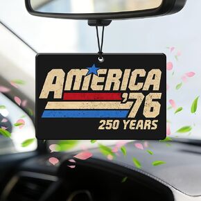 9Pcs USA 250th Anniversary Car Air Freshener, 1776-2026 Semiquincentennial Commemorative Hanging Ornament, Patriotic Double-Sided Scented Tablet, 2026 Independence Day Souvenir Gifts (Style 2) in Saudi Arabia