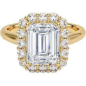 1-3 قيراط مويسانيتي خاتم الخطوبة عديم اللون VVS1 10K 14K 18K الصلبة الذهب و 925 الفضة الاسترليني هالة مويسانيتي خاتم الخطوبة هدية عيد الميلاد للنساء in Kuwait