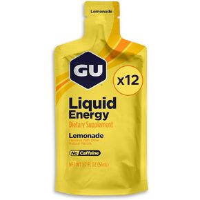 جل الطاقة السائل من GU Energy مع الكربوهيدرات المعقدة، نباتي، خالي من الغلوتين ومنتجات الألبان، طاقة أثناء التنقل لأي تمرين، 12 قطعة، نكهات متنوعة in Kuwait