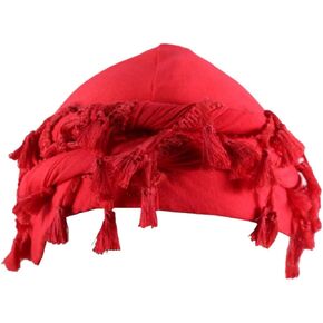 DouuYuhet Turban for Men, Vintage Twist Durag Scarf Head Wraps Satin Lined Halo Turban for Men Turban Tie Tassel Trim in Kuwait