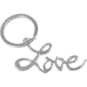 Silver Love Key Chain, 2.2 inches, Carrie Bradshaw Keychain, Louise Movie Keyring, Fan Gift, Costume Accessory, Everyday Use in Kuwait
