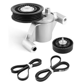 Serpentine Belt Tensioner Assembly Pulley Kit Fit for Ford Fusion 2.0L 2.5L Engine Drive Belt 2013-2020, Replace 90K-39351A 4PK1358 4PK881SF in Kuwait