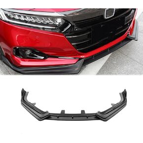 Front Bumper Lip Compatible with Honda Accord Sedan SE/EX-L/LX/Touring 2021 2022 PP Front Lip Lower Chin Spoiler Splitter 3PCS Gloss Black in Kuwait