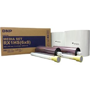 DNP Print Media for DS-RX1HS High Speed Dye Sub Printer - 6x8" 350 Prints Per Roll; 2 Rolls Per Case (700 Total Prints) in Kuwait