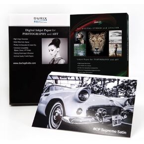 ورق صور نفث الحبر الرقمي DURICO RCP Supreme Satin 270gsm (5 × 7/100 ورقة) in Kuwait