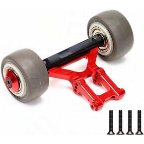 Aluminum RC Wheelie Bar Set Upgrade Parts for Arrma 6S 1/8 Kraton Notorious Outcast Talion Typhon 6S，Replacement of #AR320366 ARAC9493 (Red) in Kuwait