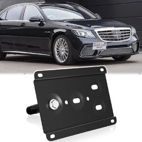 Front Bumper License Plate Mount Compatible with 2008-up Challenger, 2011-up Charger, 2011-up Durango, 2011-up Grand Cherokee No Drill Front Grille License Plate Frame Anti-Theft Bracket Holder in Kuwait