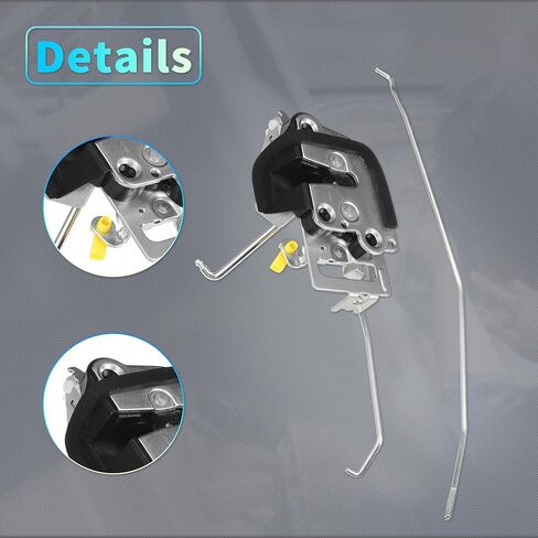 X AUTOHAUX استبدال محرك قفل الباب الأمامي الأيمن للراكب الجانبي لسيارة Toyota Tacoma 1997-2004 مجموعة مشغل مزلاج الباب استبدال رقم 6931004010 أسود in Saudi Arabia