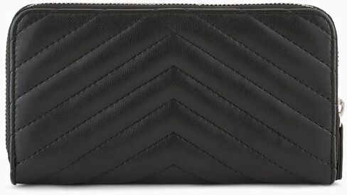 Armani Exchange Women's Victoria Zip Around Bag, Black, One Size in Saudi Arabia