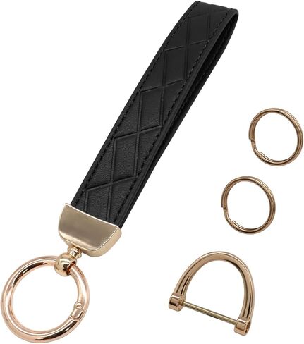 Leather Wristlet Keychain in Kuwait