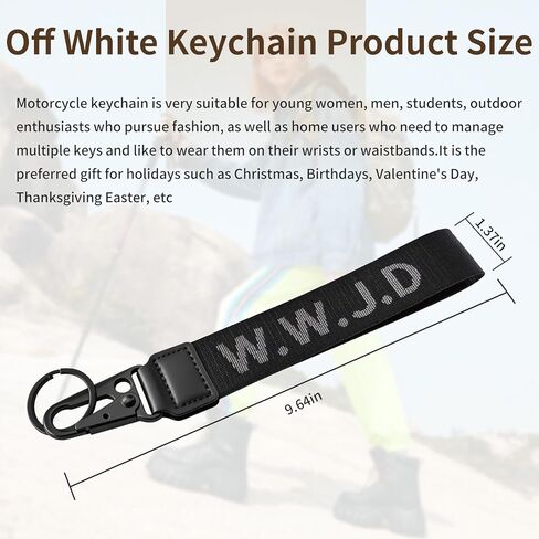 Christian Keychain Wristlet Streetwear Car Keychain Wrist Strap Fabric For Men and Women Ebike Christian Gift for Dad/Son/Husband/Loves/Friends on Christmas/Easter/Birthday/Father's Day in Saudi Arabia