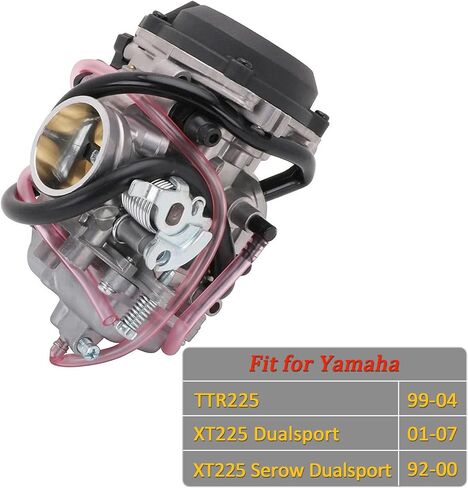 Carburetor & Intake Manifold, for Yamaha TTR225 (99-04) XT225 (87-06) Carb 5FG-14901-00-00, 2LN-13586-01 in Kuwait