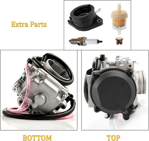 Carburetor & Intake Manifold, for Yamaha TTR225 (99-04) XT225 (87-06) Carb 5FG-14901-00-00, 2LN-13586-01 in Kuwait