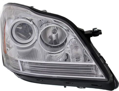 زوج مجموعة المصابيح الأمامية Garage-Pro لسيارة Mercedes Benz GL450 2007-2012، GL550 2008-2012، GL350 2010-2012، GL320 2007-2009، هالوجين، مع لمبة (مصابيح)، السائق، جانب الركاب in Kuwait