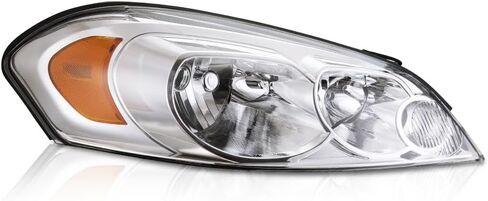 مجموعة المصابيح الأمامية DOTCOM LED DRL، تناسب Chevy Monte Carlo 2006-2007/Impala 2006-2013/Impala Limited 2014-2016، مصباح أمامي للسائق الأيسر والراكب الأيمن، عدسة شفافة غطاء أسود عاكس شفاف in Saudi Arabia