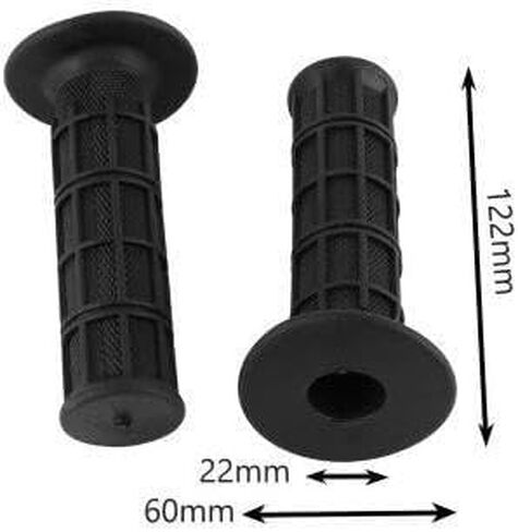 مقبض مقود الدراجة النارية، مقابض مقود الدراجة النارية، 22/25 مم 7/8 بوصة أسود، مقابض دراجة نارية عالمية غير قابلة للانزلاق، مقابض مطاطية للدراجة النارية، مقابض دراجة الحفرة، مقابض يد للدراجات، زوج واحد in Kuwait