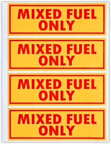 12PCS Diesel Only Gasoline Only and Mixed Fuel Only Sticker Combo Vinyl Labels for Trucks Cars Outdoor Equipment Durable Weather Resistant 2 Inch x 6 Inch in Kuwait