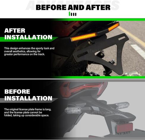 Z900 2025 2026 Fender Eliminator Kit For Kawasaki Z 900 LED Tail Light License Plate Holder Turn Signals Plate Accessories in Kuwait