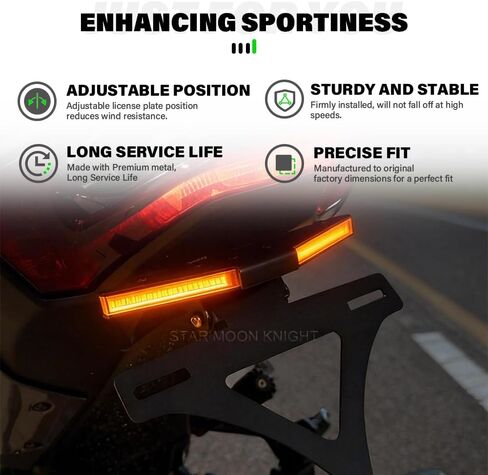 Z900 2025 2026 Fender Eliminator Kit For Kawasaki Z 900 LED Tail Light License Plate Holder Turn Signals Plate Accessories in Kuwait