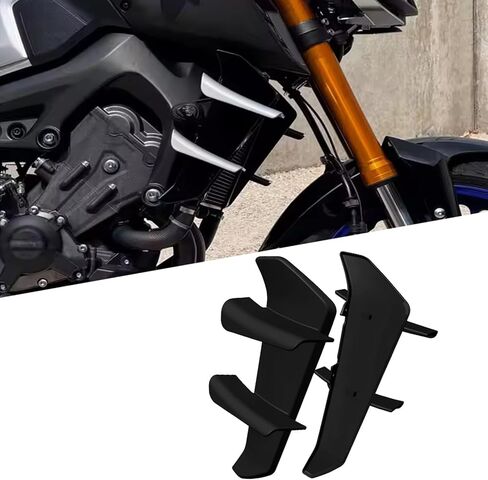 ل MT-09 MT-09 SP mt09 mt09sp 2020 2019 2018 2017 اكسسوارات الثابتة الجناح دراجة نارية المفسد الجناح الثابت تحلق الجناح الهوائية هدية الرياح سكين الديكور in Kuwait