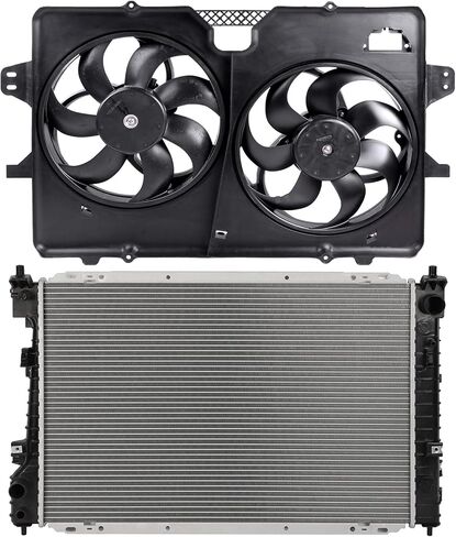 Radiator and Cooling Fan 2008-2012 for Ford Escape Limited 3.0L 2008-2010 for Ford Escape XLS 3.0L Cooling fan: FO3115182 Radiator: 13041 in Kuwait