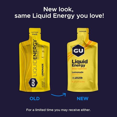 GU Energy Liquid Energy Gel With Complex Carbohydrates, Vegan, Gluten-Free and Dairy-Free On-the-Go Energy for Any Workout, 12-Count, Assorted Flavors in Saudi Arabia