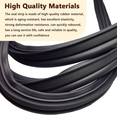 Rear Trunk Lid Weatherstrip Rubber Gasket Seal Fit for Toyota Camry 2007-2016 & RAV4 2009-2014, Weatherstripping Seal Replace 64461-06060 6446106060 64461-33070 6446133070 in Kuwait