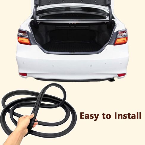 Rear Trunk Lid Weatherstrip Rubber Gasket Seal Fit for Toyota Camry 2007-2016 & RAV4 2009-2014, Weatherstripping Seal Replace 64461-06060 6446106060 64461-33070 6446133070 in Kuwait