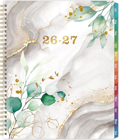 2026-2027 Planner - Academic 2026-2027 Planner, July 2026-June 2027, Weekly and Monthly Planner with 12 Month, 8.5" x 11", with Colorful Tabs, Inner Pocket in Kuwait
