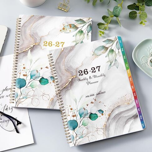 2026-2027 Planner - Academic 2026-2027 Planner, July 2026-June 2027, Weekly and Monthly Planner with 12 Month, 8.5" x 11", with Colorful Tabs, Inner Pocket in Kuwait