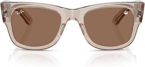 Ray-Ban x Star Wars Rebel Alliance RB0840S Mega Wayfarer Square Sunglasses, Transparent Light Brown/Light Violet, 51 mm in Saudi Arabia