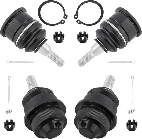 BOXI 4pcs Front Upper and Lower Ball Joints for Chevy Avalanche Silverado 2500 3500 HD 1999-2010 / for GMC Sierra Yukon XL 2500 3500 HD 1999-2010 / for Hummer H2 2003-2009 | K6693 K6696 in Saudi Arabia