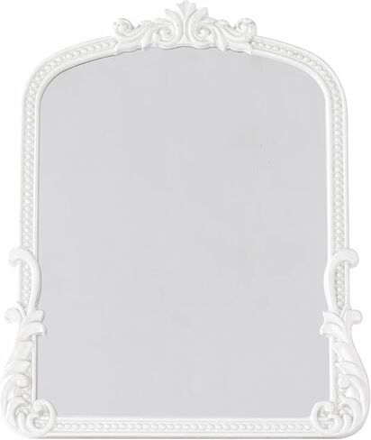 Vintage Vanity Small Mirror with Stand,Gold Decorative Mirrors for Wall,Antique Desk Eclectic Home Dresser Decor Small Mirror,Bathroom, Bedroom, Makeup Desk, Wall Entry,11.6" L x 9.0" W Gold in Saudi Arabia