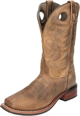 Smoky Mountain Men's Duke Western Boot Square Toe Brown 10 D in Kuwait