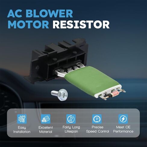 مقاوم محرك منفاخ HVAC مع حزام أسلاك متوافق مع Ram Promaster City 2015 2016 2017 2018 2019 Relpace 68100532AA JA2000 in Saudi Arabia
