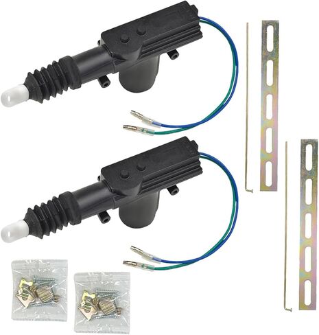 Car Power Door Lock Kit, Universal Heavy Duty Car Power Door Lock Actuator 2-Wire 12-Volt Motor for Most Automotive Central Locking System (2PCS) in Saudi Arabia