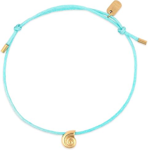 Pura Vida Lydia Charm Bracelet With Gold Seashell - Premium Materials - Lobster Clasp with Extender in Saudi Arabia