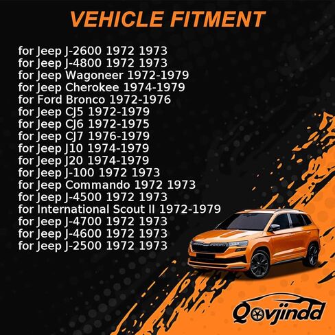 Rear Rearward Transfer Case Output Shaft Seal for Jeep Cherokee,CJ5,CJ6,CJ7 1972 1973 1974 1975-1979 for International Scout II 1972-1979 Replacement C6TZ7B215A, J8123077 1 X in Kuwait