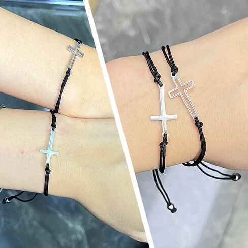 Matching Bracelets for Couples Boyfriend Girlfriend Christmas Gifts for Wife Husband Birthday Gifts for Couple Best Friend Christian Gift for Bestie Best Friend Bracelets for 2 in Saudi Arabia