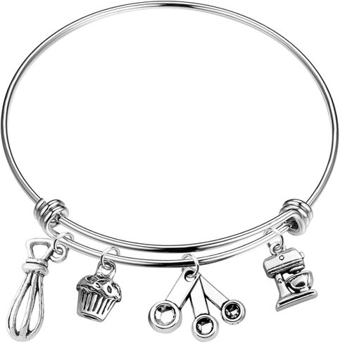 ENSIANTH Baker Gift Pastry Chef -Pastry Baker Bracelet Baking -Culinary - Cupcake-Bakery-Pastry Lover-Cooking Gift in Saudi Arabia