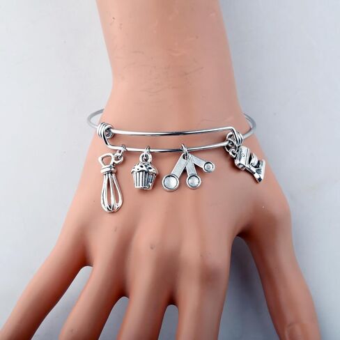 ENSIANTH Baker Gift Pastry Chef -Pastry Baker Bracelet Baking -Culinary - Cupcake-Bakery-Pastry Lover-Cooking Gift in Saudi Arabia